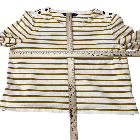 Veronica Beard Jeans Hovey Striped Top Long Sleeve Women’s X- Large - Picture 12 of 15